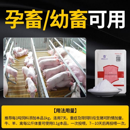 【施比龙】虫灭10%阿苯达唑伊维菌素粉100g*100/箱猪蛔虫结节虫鞭虫疥螨驱虫药