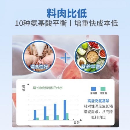 【普丹美8042】4%仔猪后期预混料 40斤/袋  小猪饲料乳猪饲料预混料