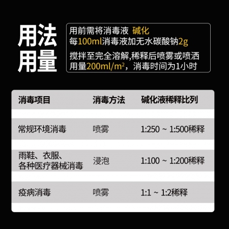 【施比龙】乐消安季铵盐戊二醛溶液 500ml 动物栏舍的日常消毒，广谱抗细菌、病毒、芽孢