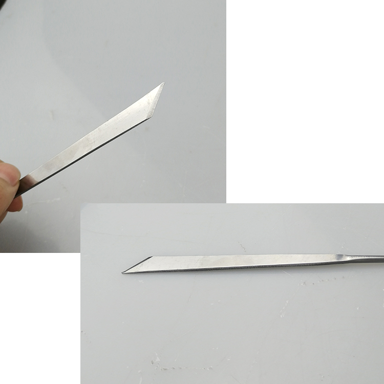 猪升源不锈钢迷你阉猪刀阉割刀柳叶带钩桃形斜口带钩阉割刀